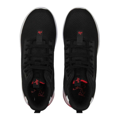 Black-White-Red - Lifestyle - Rise Unisex Adult Digital Logo High-top Basketball Shoes