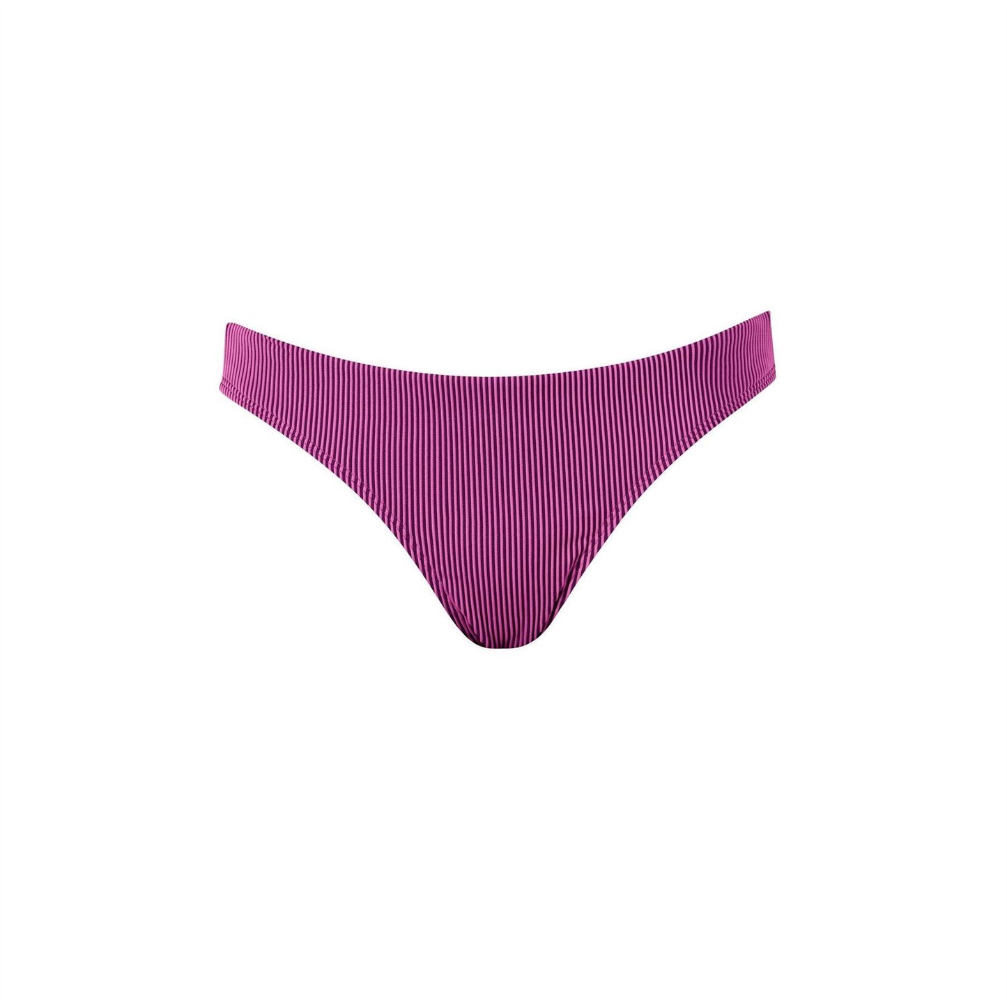 Pink - Front - Puma Womens-Ladies Ribbed Bikini Bottoms