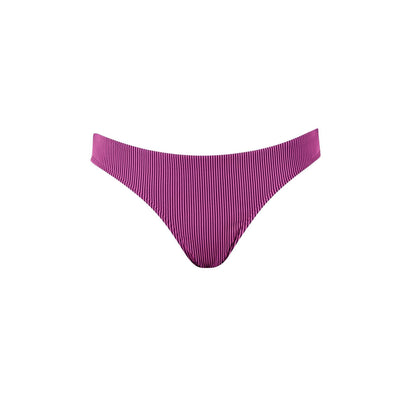Pink - Front - Puma Womens-Ladies Ribbed Bikini Bottoms