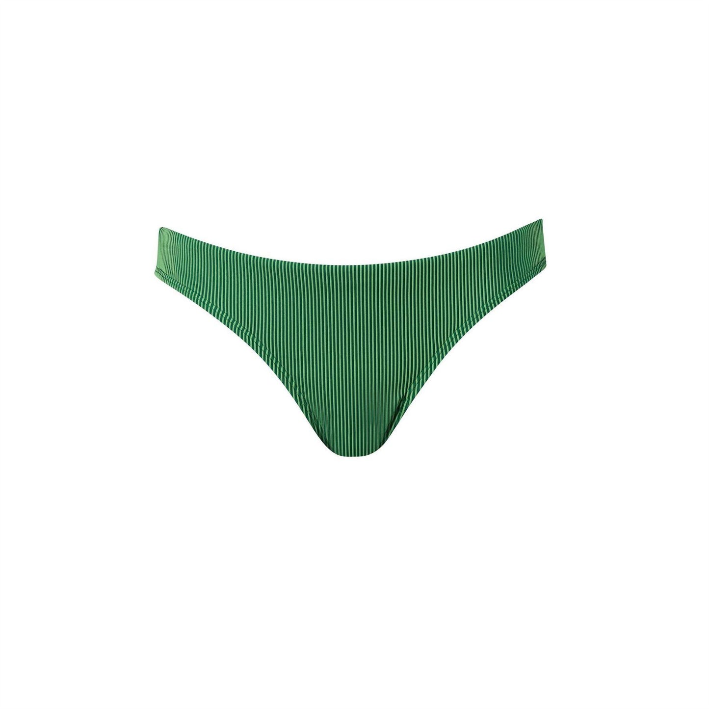 Green - Front - Puma Womens-Ladies Ribbed Bikini Bottoms