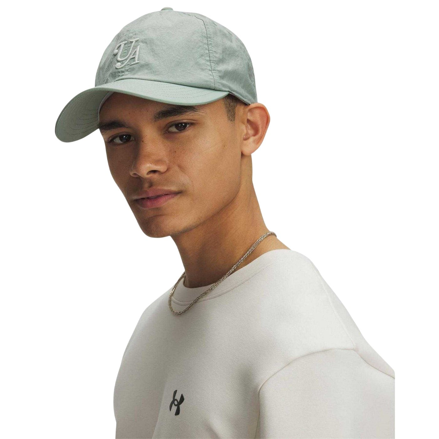 Green - Side - Under Armour Essential Nylon Cap
