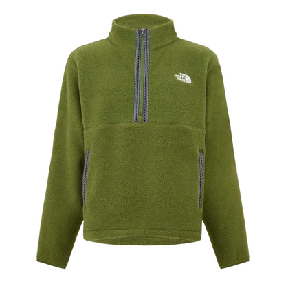 Woodland Green - Front - The North Face Mens Funnel Neck Sweatshirt
