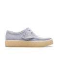 Grey - Front - Clarks Mens Wallabee Suede Shoes