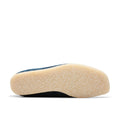 Navy - Side - Clarks Mens Wallabee Suede Shoes