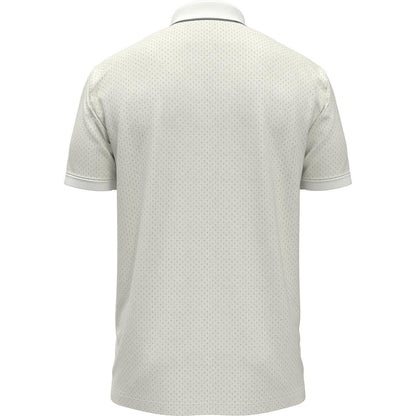 Bright White - Back - Original Penguin Mens Polka Dot Regular Polo Shirt