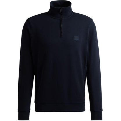 Dark Blue - Front - Boss Mens Terrycloth Sweatshirt