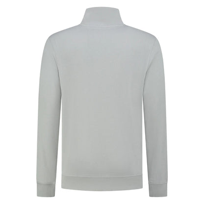 Light Grey-Pastel Grey - Back - Boss Mens Terrycloth Sweatshirt