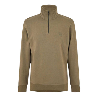 Green - Front - Boss Mens Terrycloth Sweatshirt