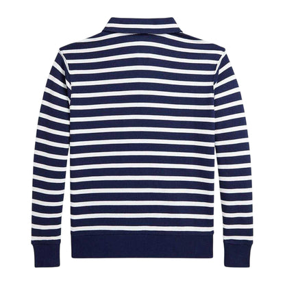 Navy - Back - Ralph Lauren Boys Striped Sweatshirt