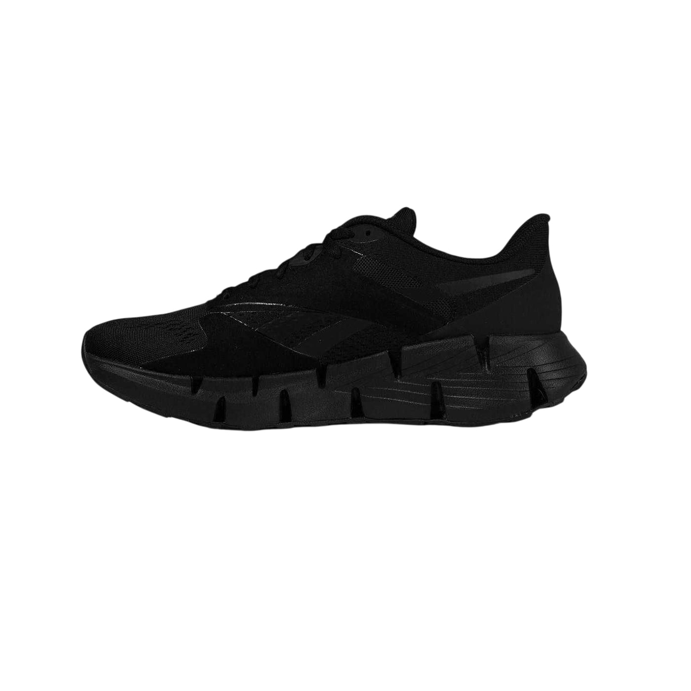 Black - Side - Reebok Mens Zig Dynamica Low Cut Trainers