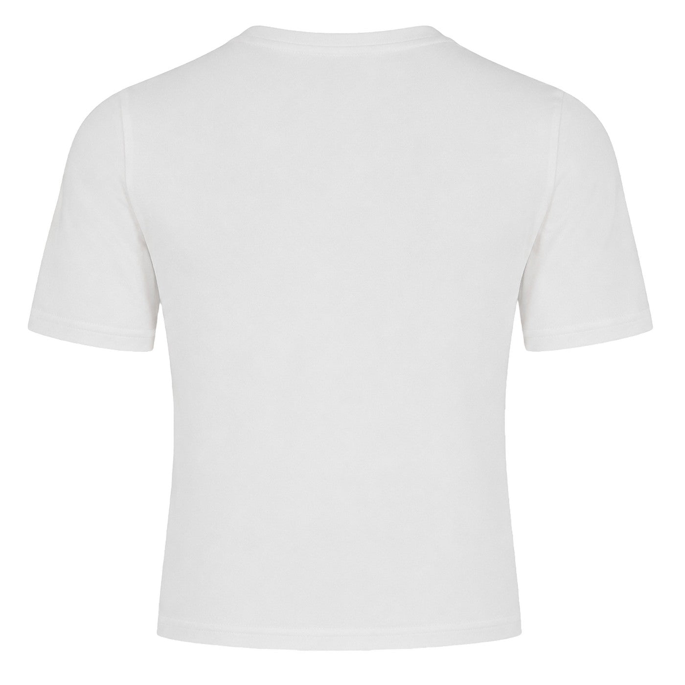 Vintage White - Back - Timberland Womens-Ladies Crew Neck Short-Sleeved Crop Top