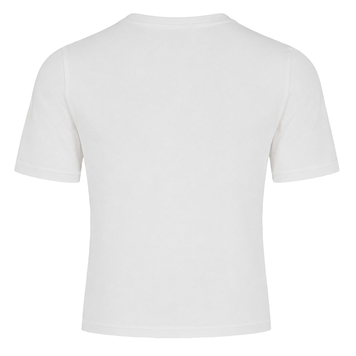 Vintage White - Back - Timberland Womens-Ladies Crew Neck Short-Sleeved Crop Top