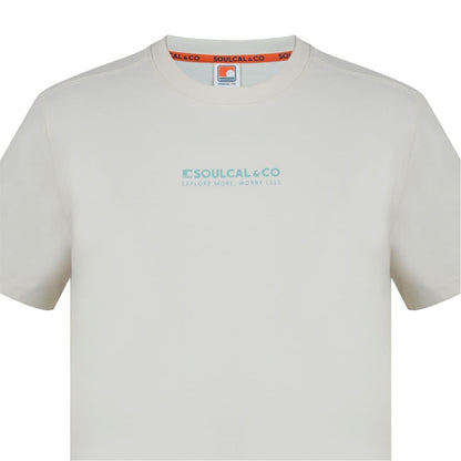 Ecru - Lifestyle - SoulCal Mens Back Print T-Shirt
