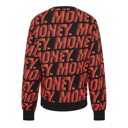 Black - Back - Money Unisex Adult Long-Sleeved Sweatshirt