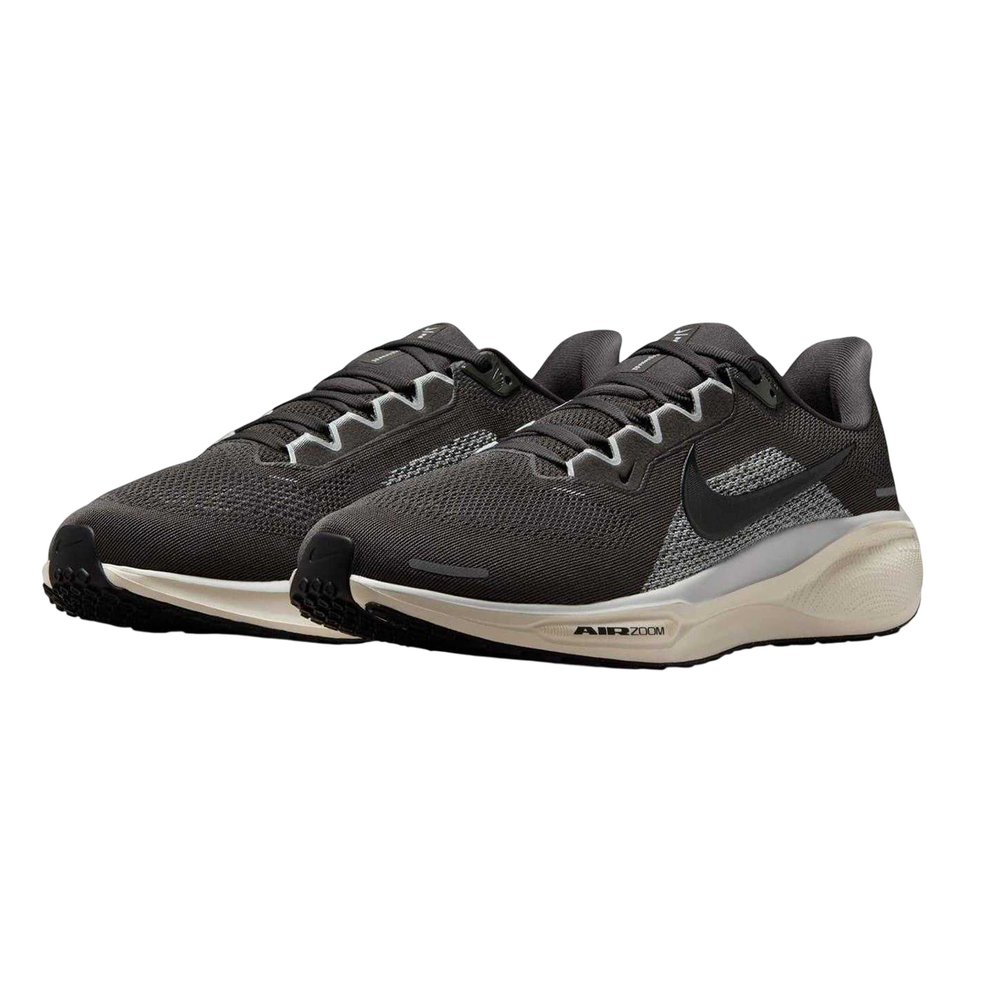 Ash-Black - Pack Shot - Nike Mens Air Zoom Pegasus 41 Road Pegasus Trainers
