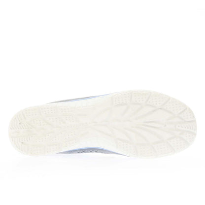Grey Blue - Side - Skechers Womens-Ladies Virtue Kind Favor Mesh Flat Trainers
