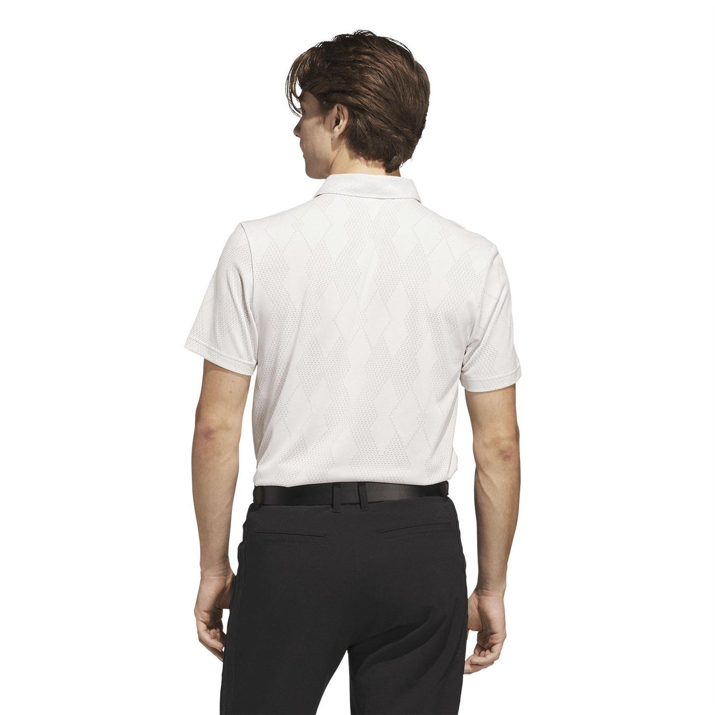 White - Back - Adidas Mens Ultimate Polo Shirt