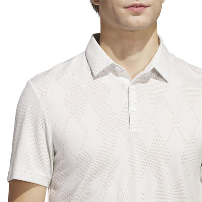 White - Side - Adidas Mens Ultimate Polo Shirt