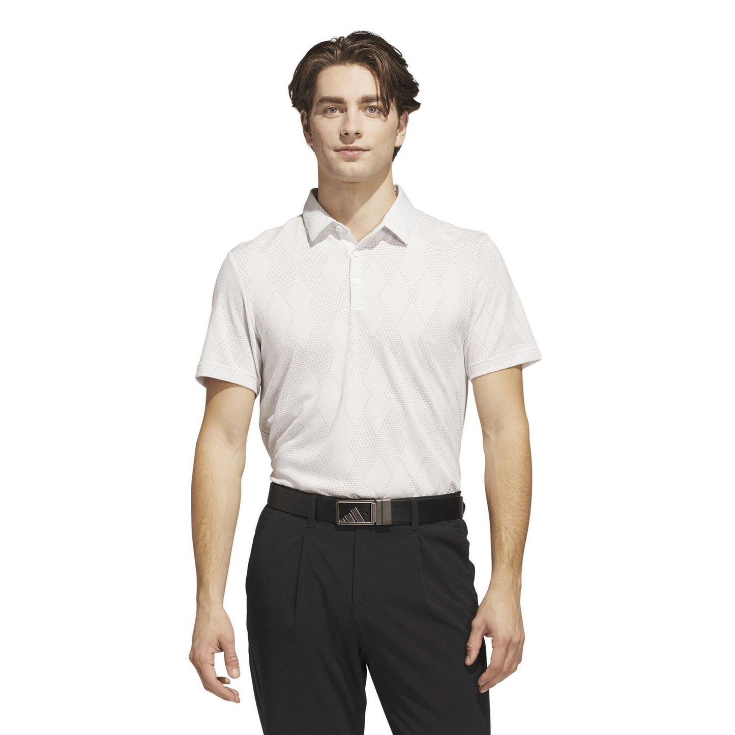 White - Pack Shot - Adidas Mens Ultimate Polo Shirt