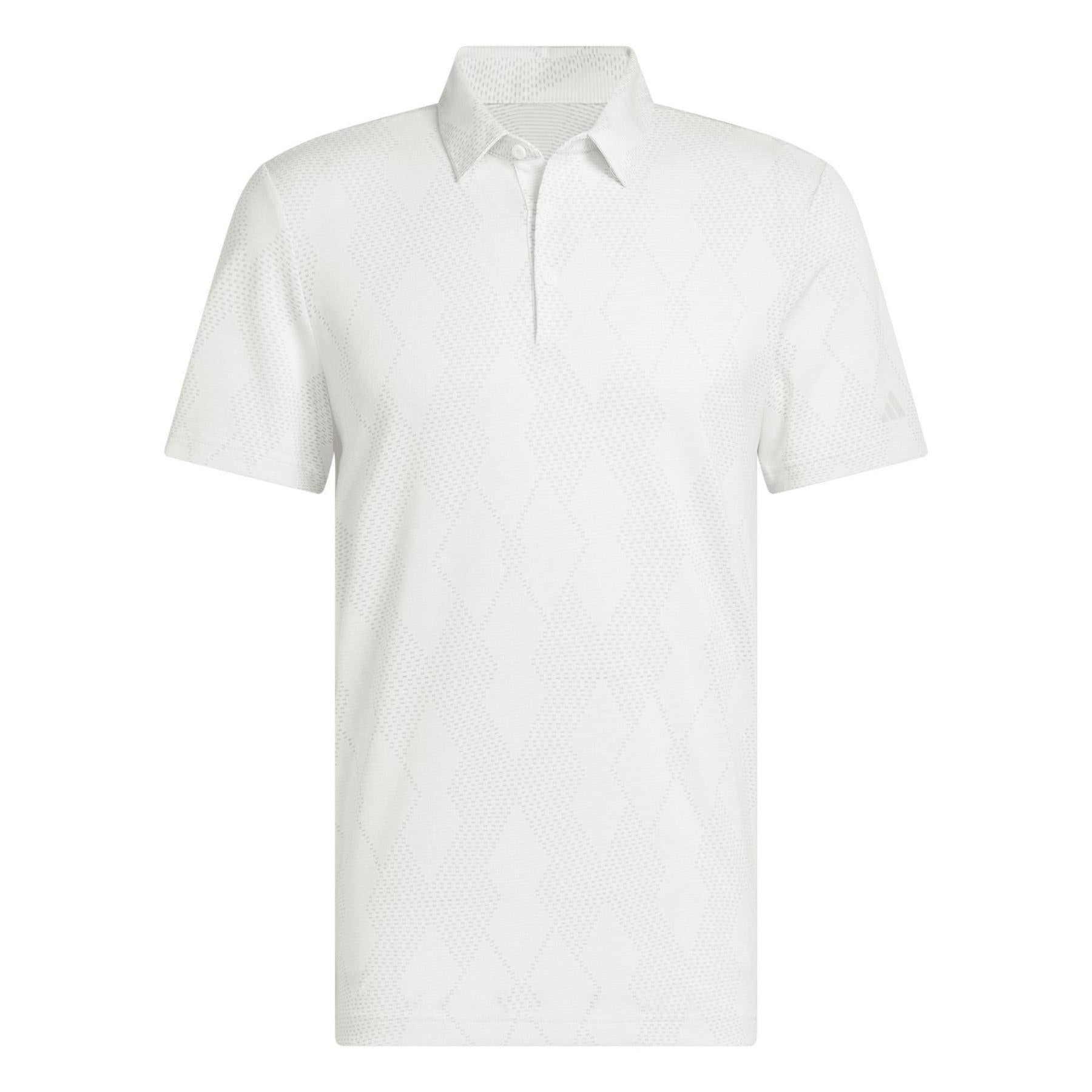 White - Front - Adidas Mens Ultimate Polo Shirt