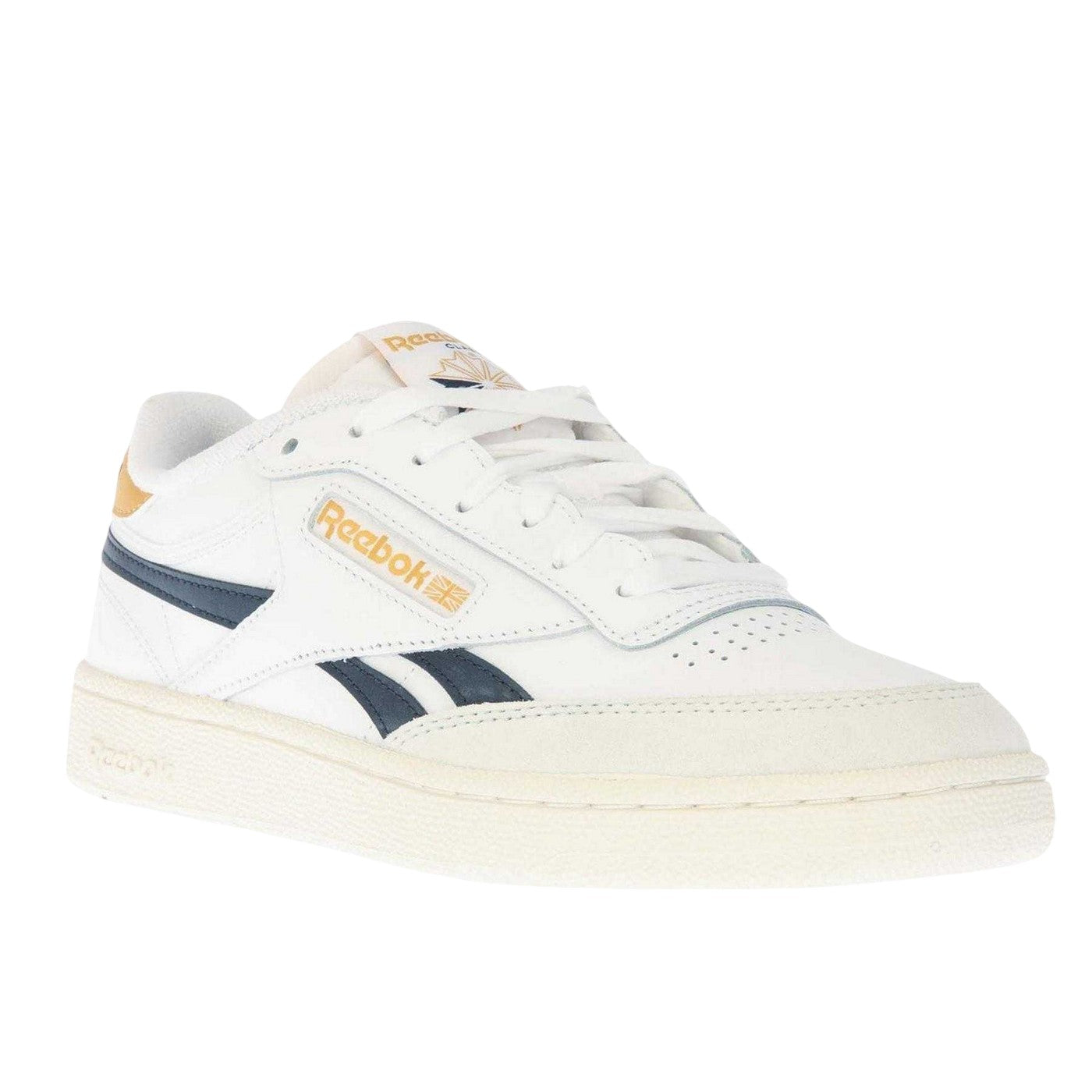 White-Navy - Lifestyle - Reebok Mens Club C Revenge Flat Trainers
