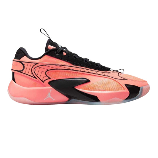 Orange-Grenoble Green-Black - Front - Nike Mens Air Jordan Luka 2 Basketball Shoes