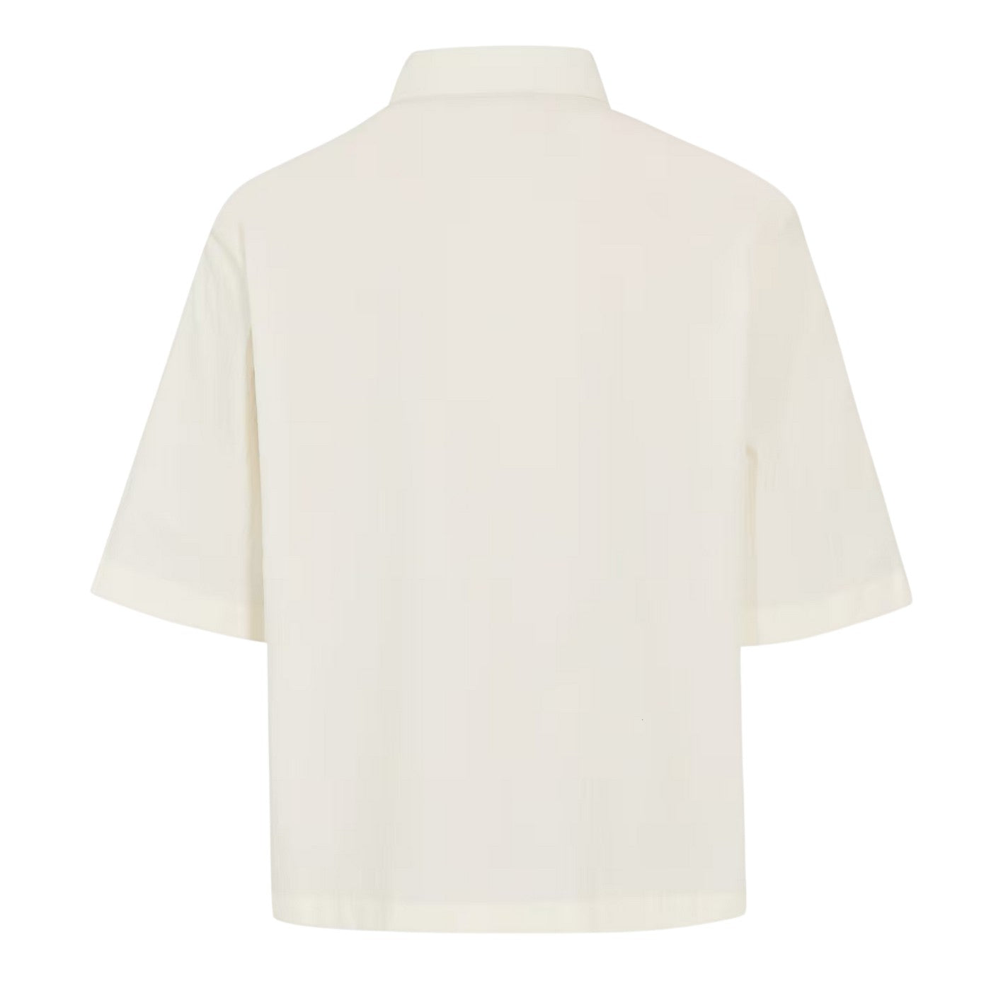 Vintage White - Back - Timberland Womens-Ladies Collared Relaxed Fit Short-Sleeved Shirt
