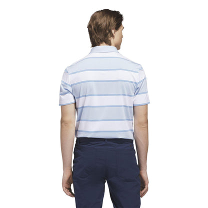 White - Back - Adidas Mens Performance Polo Shirt