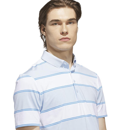 White - Side - Adidas Mens Performance Polo Shirt