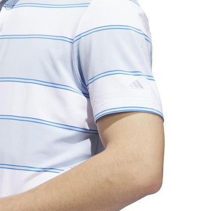 White - Lifestyle - Adidas Mens Performance Polo Shirt