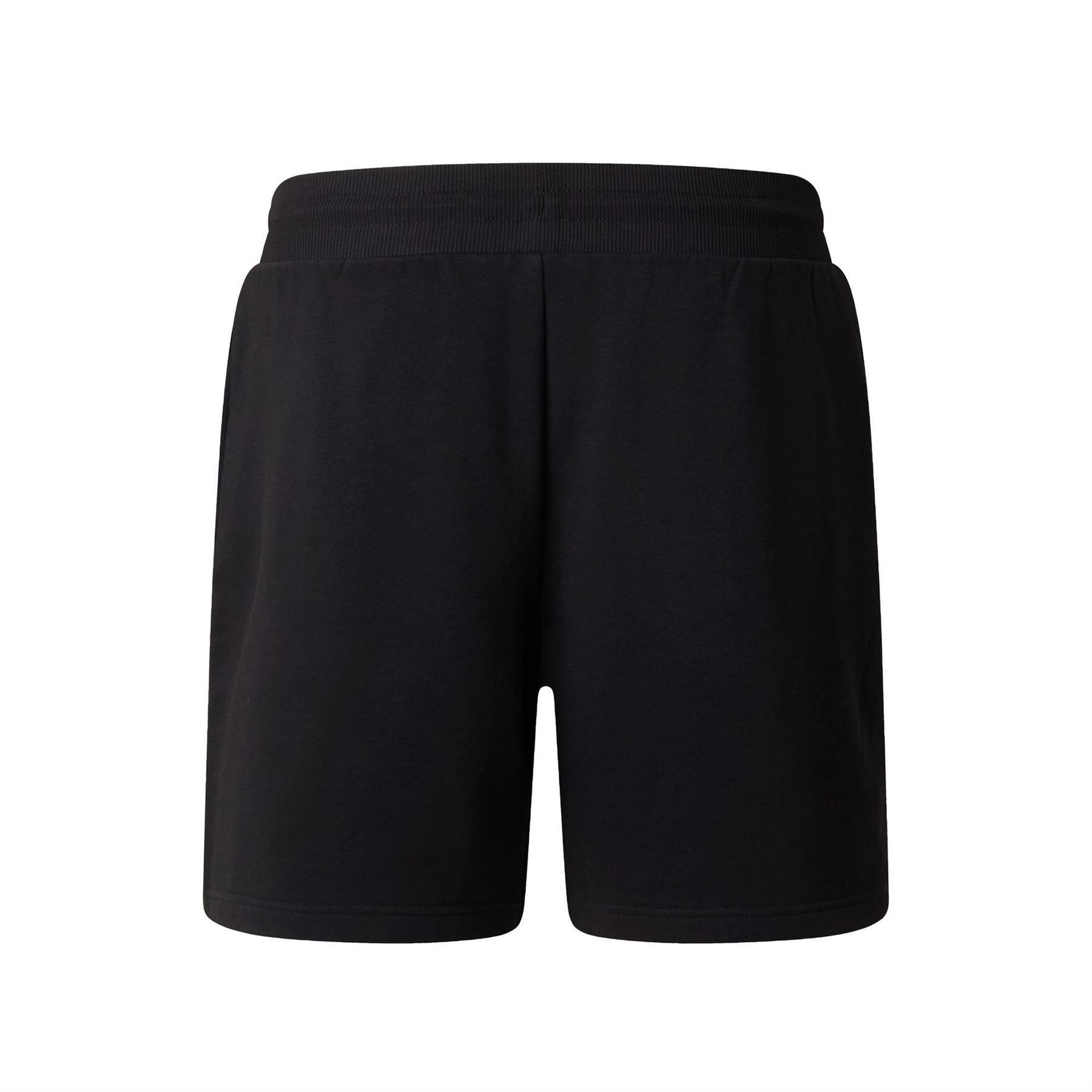 Black - Back - The North Face Mens Simple Dome Fleece Shorts