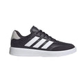 Cloud White-Aurora Black-Dash Grey - Back - Adidas Mens Courtblock Trainers