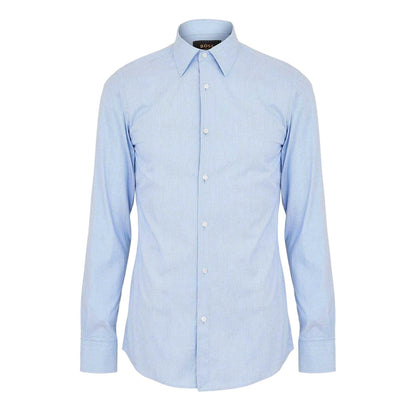 Light Blue - Front - Boss Mens Shirt