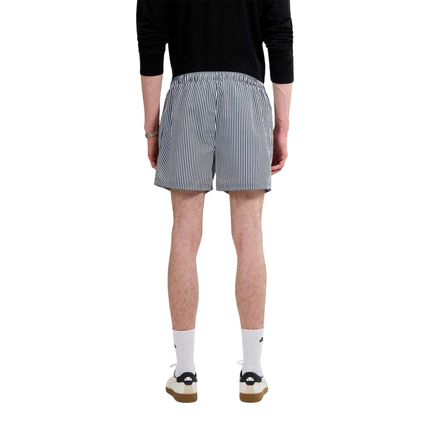 White-Navy - Back - Ellesse Mens Sylbio Swim Shorts