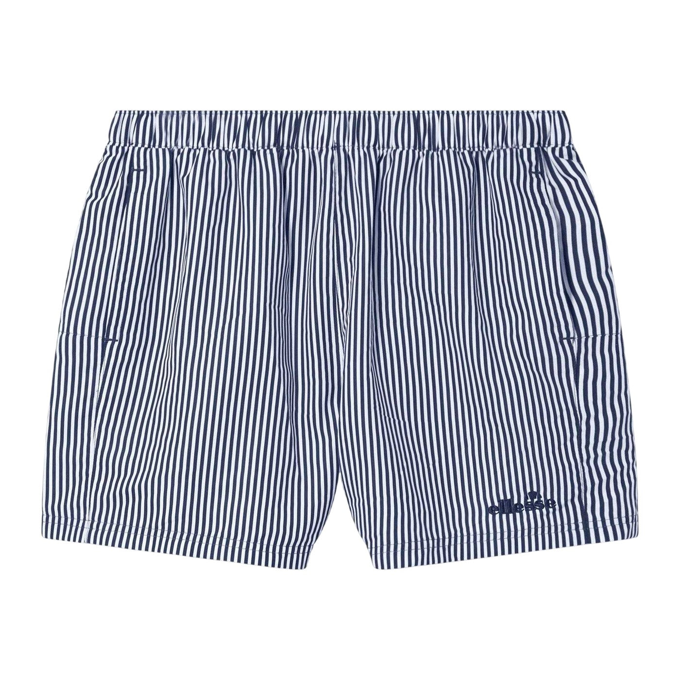 White-Navy - Front - Ellesse Mens Sylbio Swim Shorts