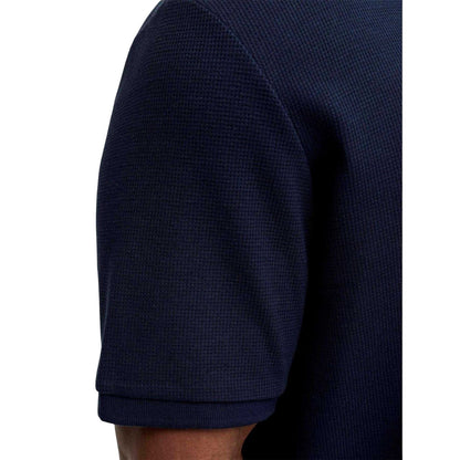 Navy Blazer - Side - Jack And Jones Mens Austin Short-Sleeved Polo Shirt