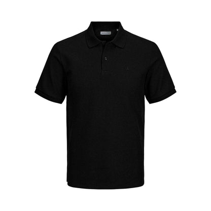 Black - Front - Jack And Jones Mens Austin Short-Sleeved Polo Shirt