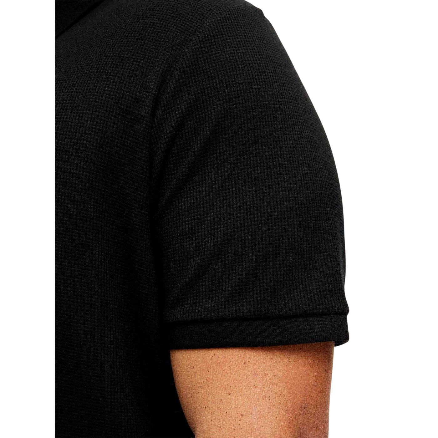 Black - Side - Jack And Jones Mens Austin Short-Sleeved Polo Shirt