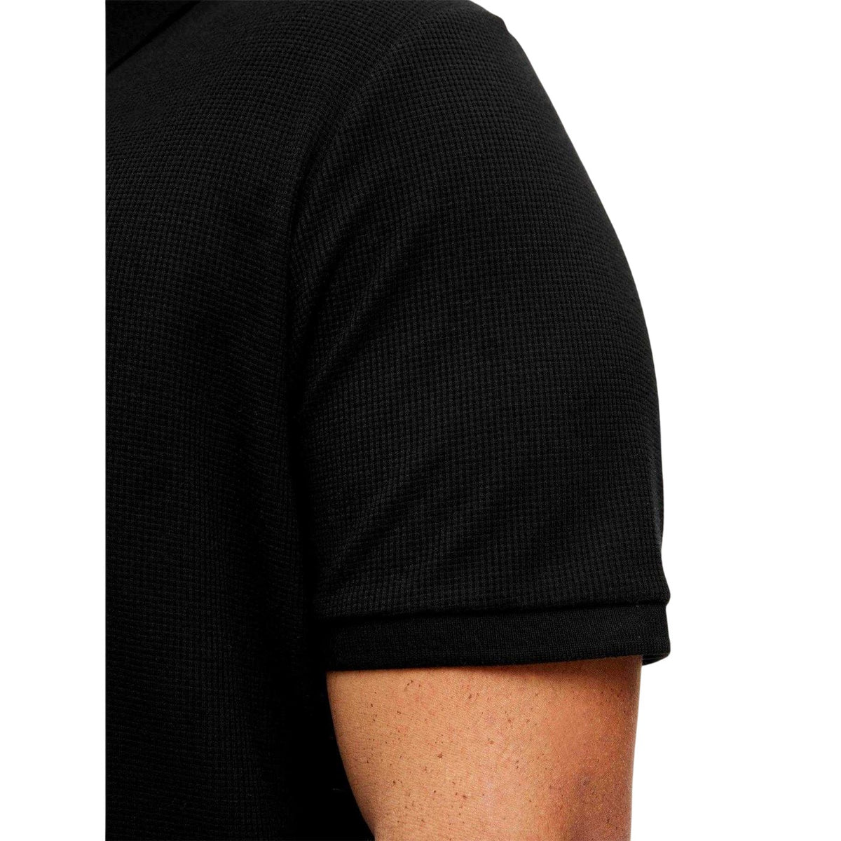 Black - Side - Jack And Jones Mens Austin Short-Sleeved Polo Shirt
