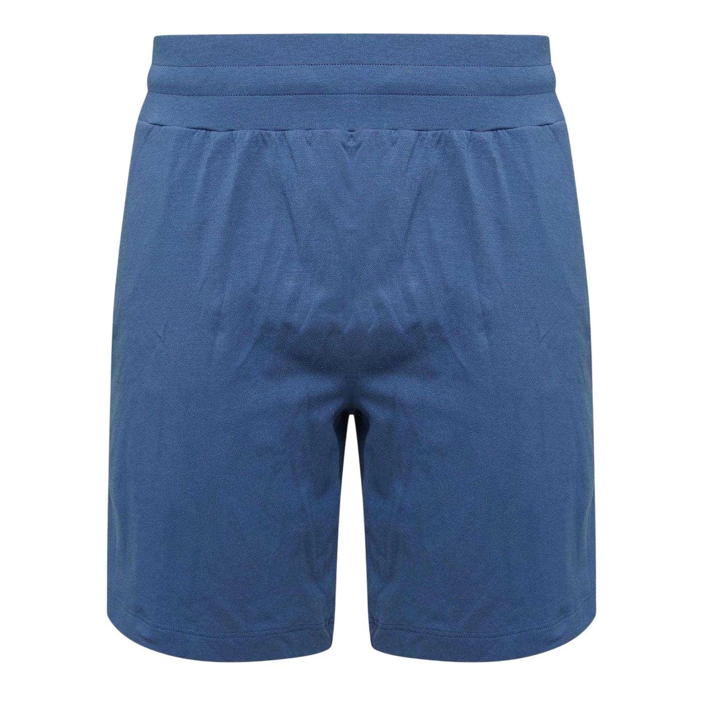 Blue - Back - Hugo Mens Laze Relaxed Fit Pyjama Shorts
