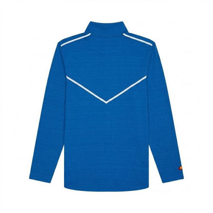 Blue - Back - Ellesse Mens High Collar Sweatshirt