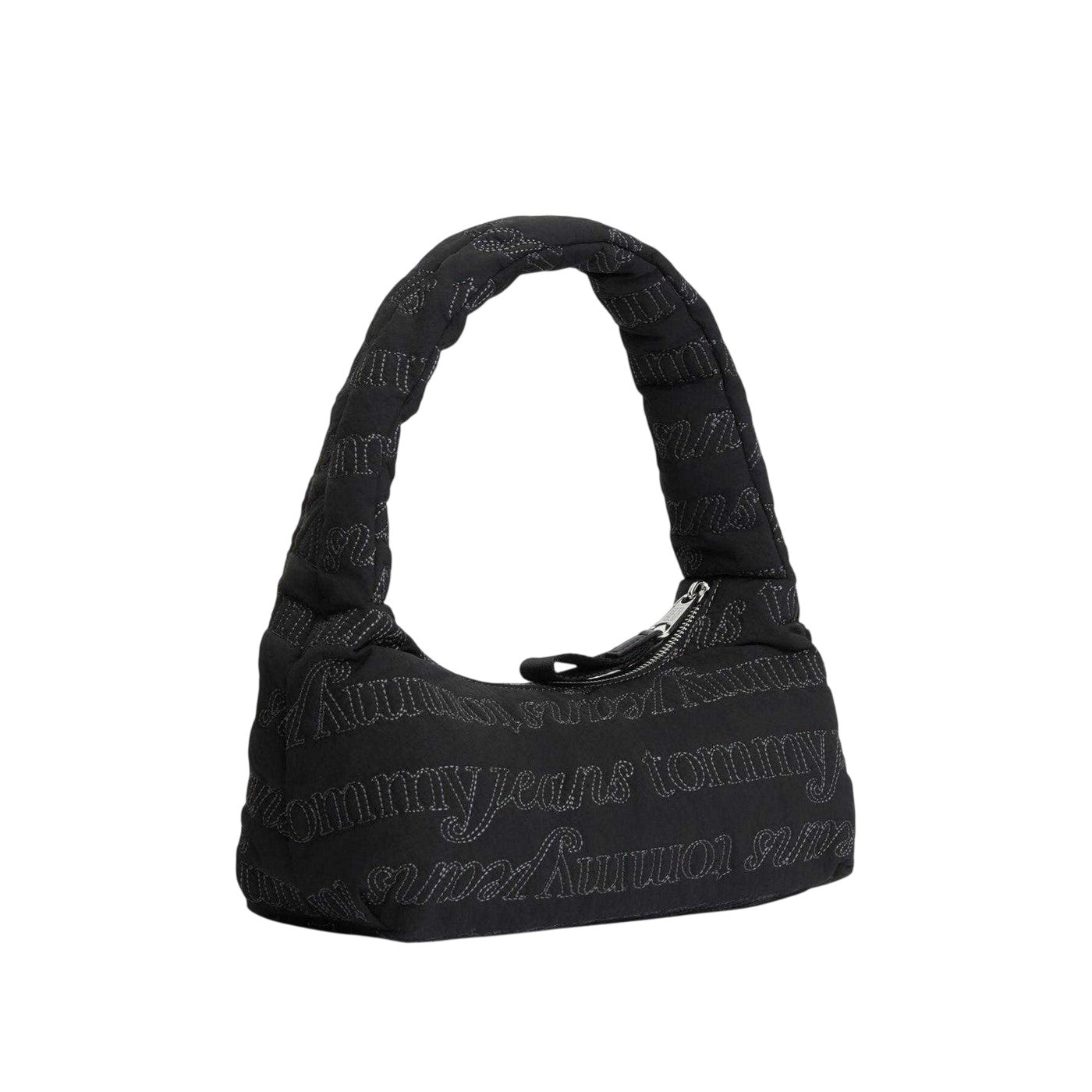 Black - Back - Tommy Jeans Womens-Ladies Icon Shoulder Bag
