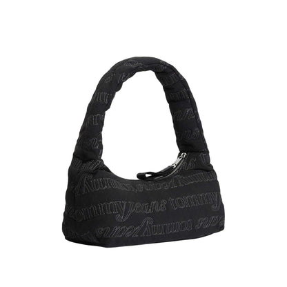 Black - Back - Tommy Jeans Womens-Ladies Icon Shoulder Bag