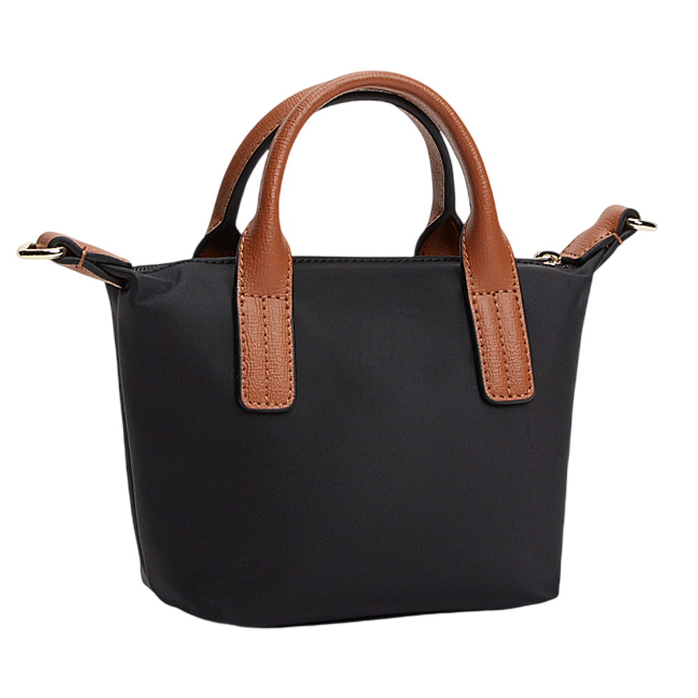 Black - Back - Tommy Hilfiger Womens-Ladies Popette Monogram 2L Crossbody Bag