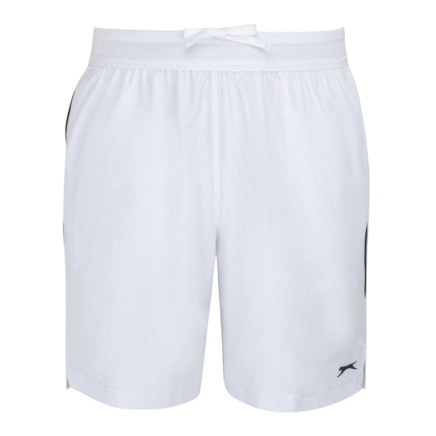 White - Front - Slazenger Mens Tech Contrast Tennis Shorts