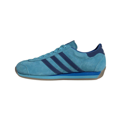 Blue - Side - Adidas Mens Japan Nubuck Trainers