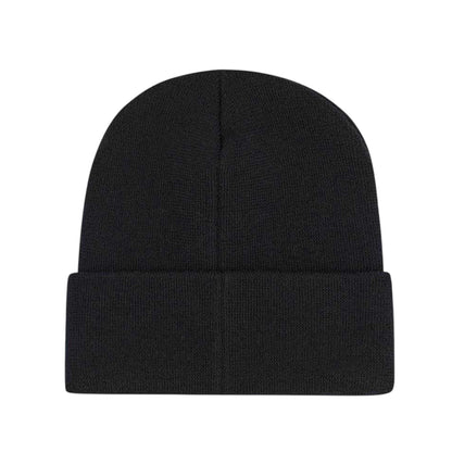 Black - Back - Armani Exchange Mens Lettering Beanie