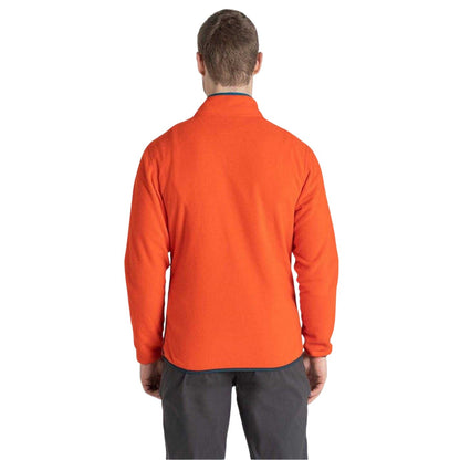 Macaw Red - Back - Craghoppers Mens Mock Neck Regular Sweatshirt