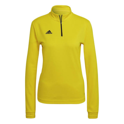 Yellow-Black - Front - Adidas Womens-Ladies Training Sweatshirt