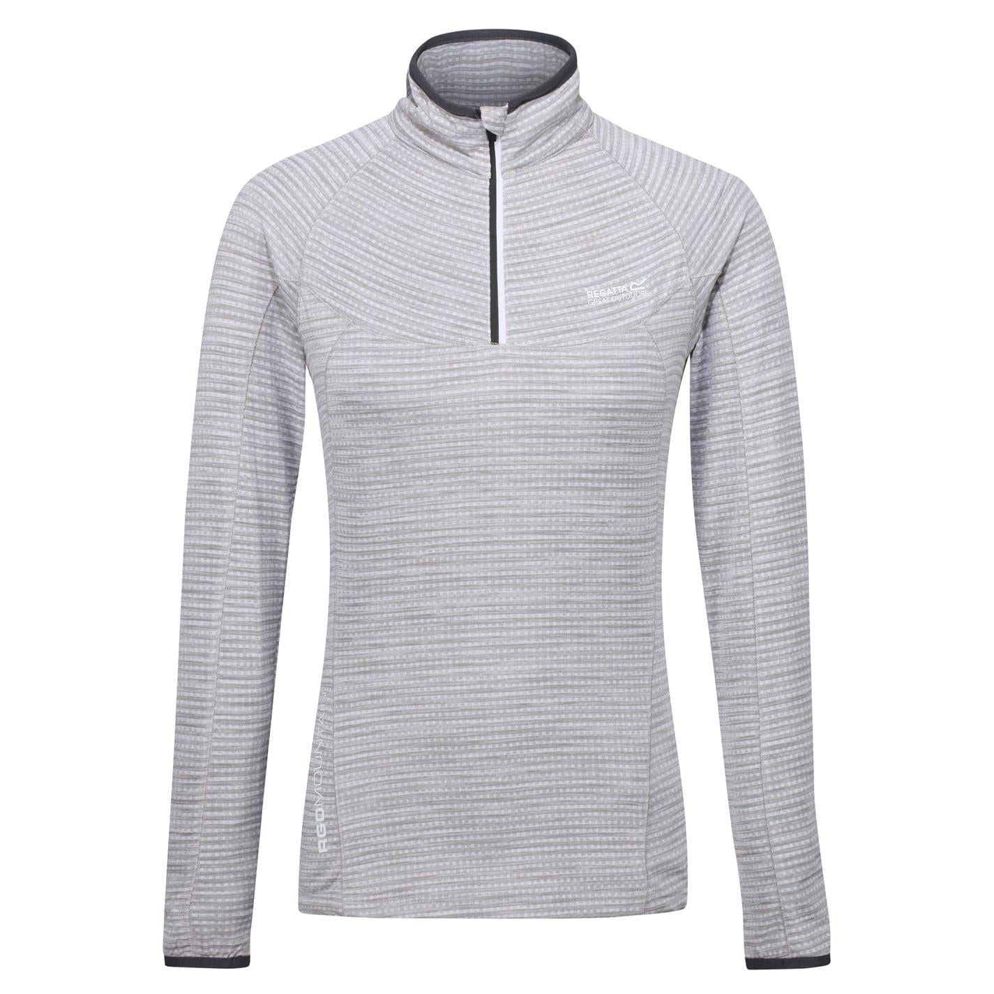 White - Front - Regatta Womens-Ladies Yonder Raglan Long-Sleeved Sweatshirt